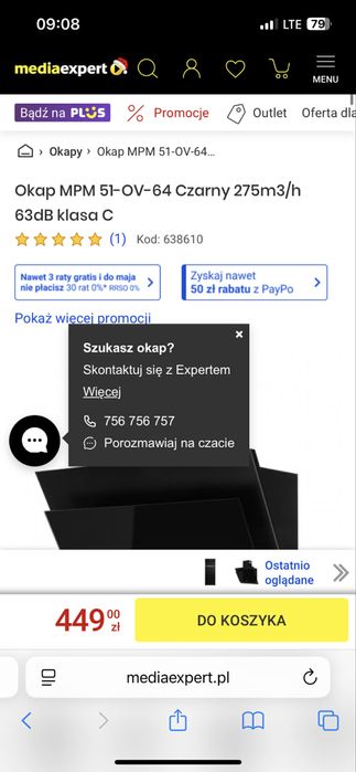 Nowy Okap MPM 51-OV-64