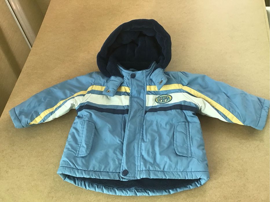 Зимняя куртка  9-12 мес, на 80 см