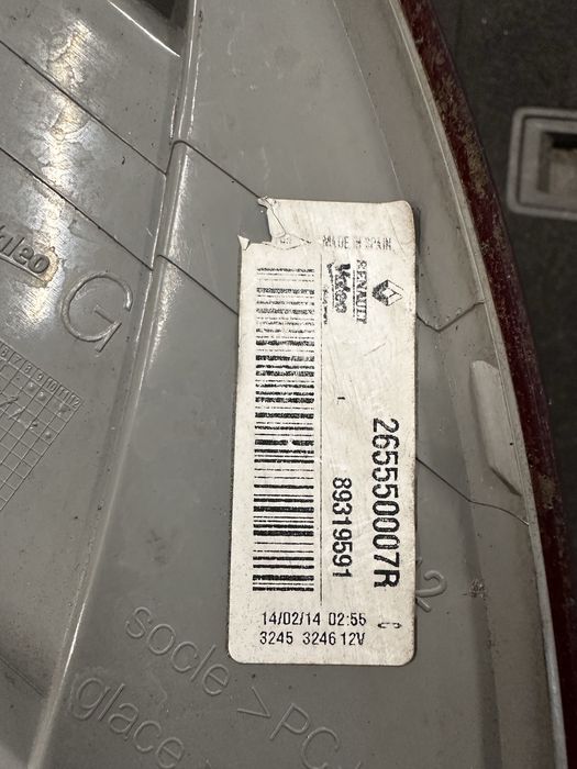 Lampa lewy tył megane 3 hb