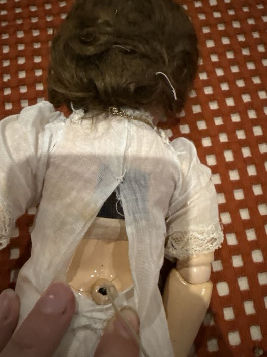 Boneca antiga Armand Marseille – porcelana alemã com mecanismo sonoro