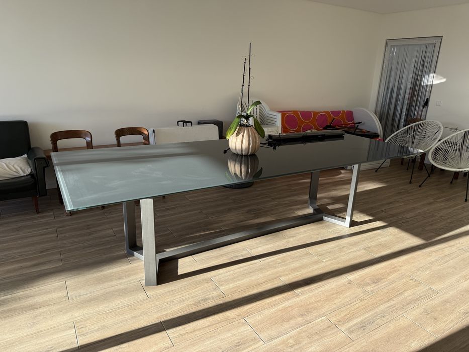 Tampo de mesa em vidro laminado 7016 3,00x1,20m