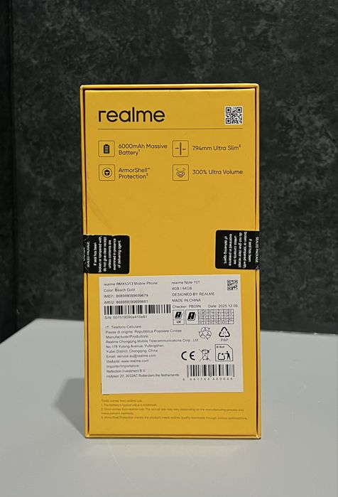 Realme Note 70 4/64GB (Beach Gold)