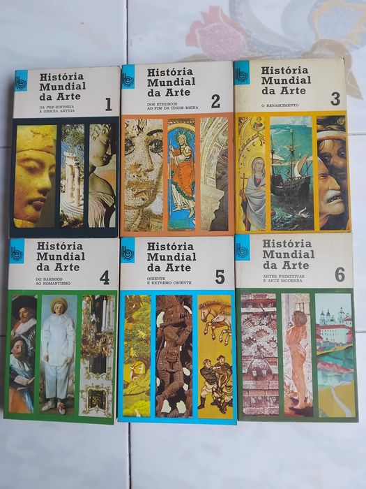 6 Livros Enciclopédia de Bolso Bertrand - História Mundial da Arte