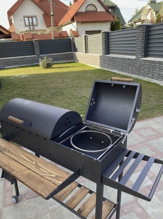 Мангал гриль барбекю метал 5 мм на 13 шампурів ВСЕ В КОМПЛЕКТІ