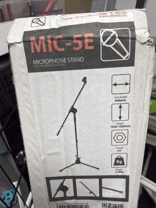 Statyw mikorofonowy Athletic MIC-5E - nowy