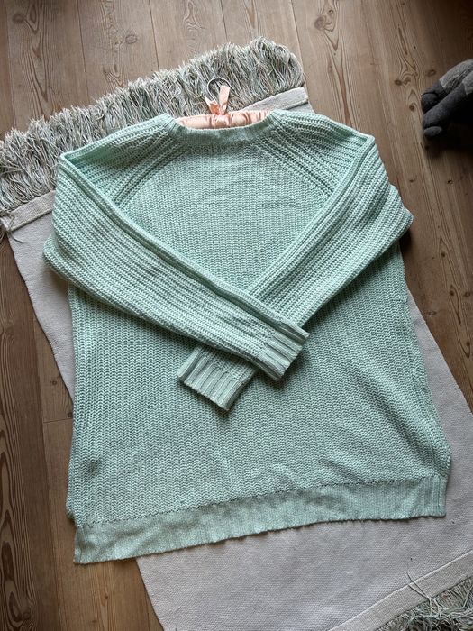 Turkusowy sweterek Cropp XL