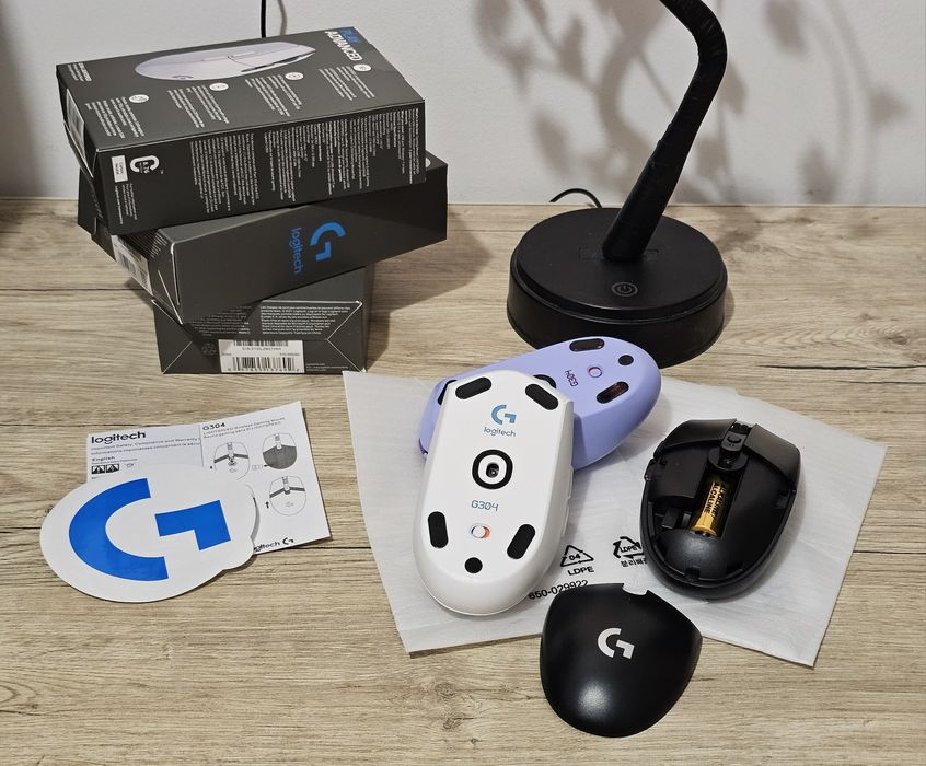 Logitech G305/304 Бездротова комп'ютерна мишка purple/white/black/blue