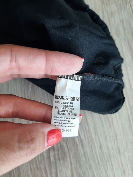 Camisola/túnica preta S