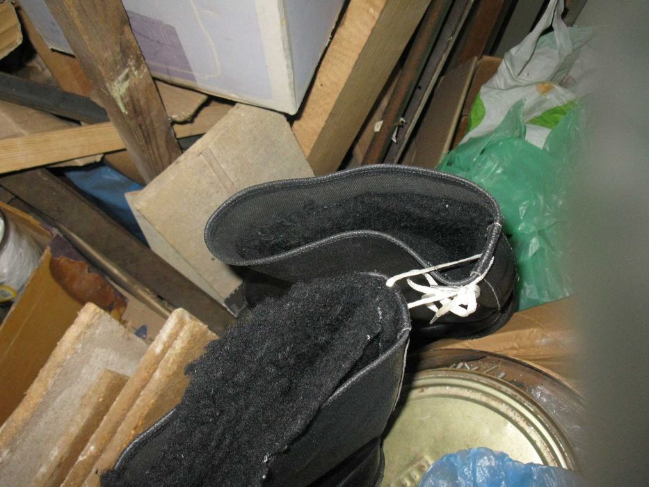 Сапоги рабочие с вынимающимися утеплёнными вставками размер 45