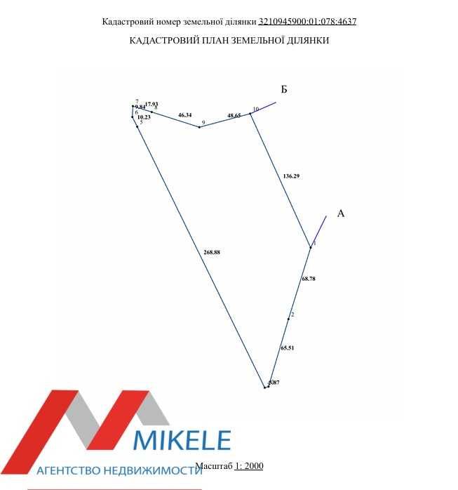 Без% Продаж ділянки (промислова земля) 2Га Гостомель