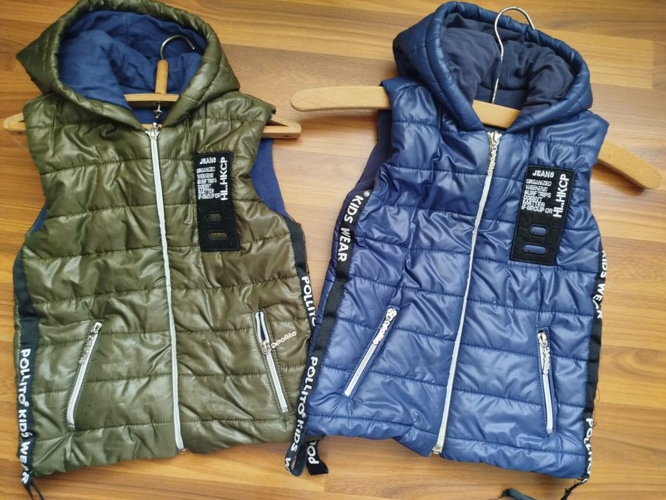 Жилетки, Безрукавки для двійні