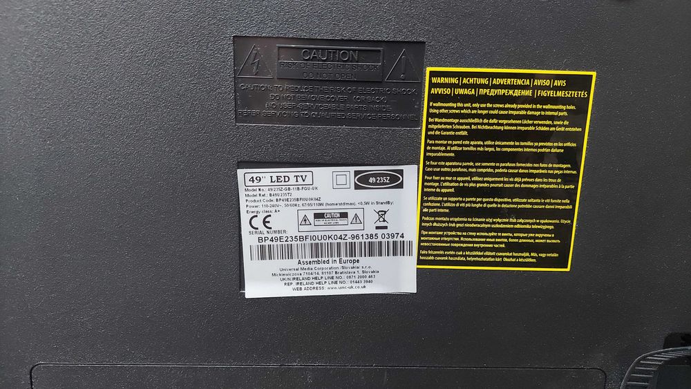 Telewizor 49 cali Blaupunkt (dawca)