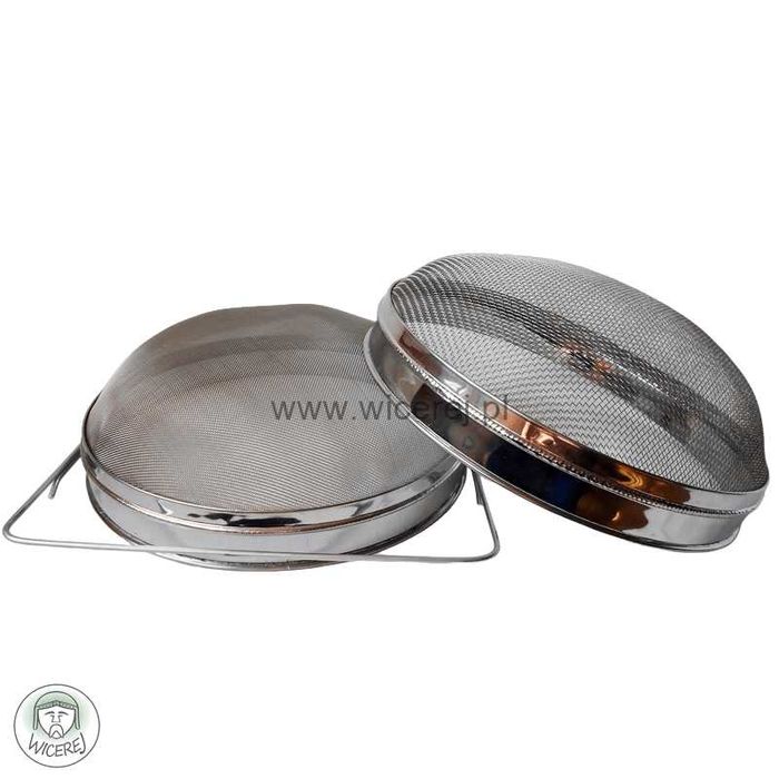 Nierdzewne Sito do Miodu Okrągłe 300mm Podwójne Wypukłe