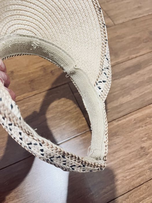 H&M pleciony daszek czapka opaska na lato