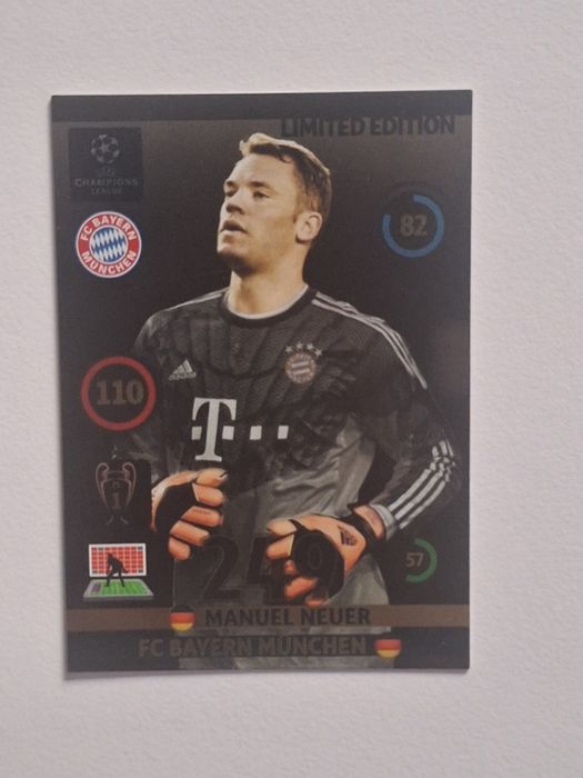 Karty piłkarskie NEUER Limited Edition Champions League 2014/2015