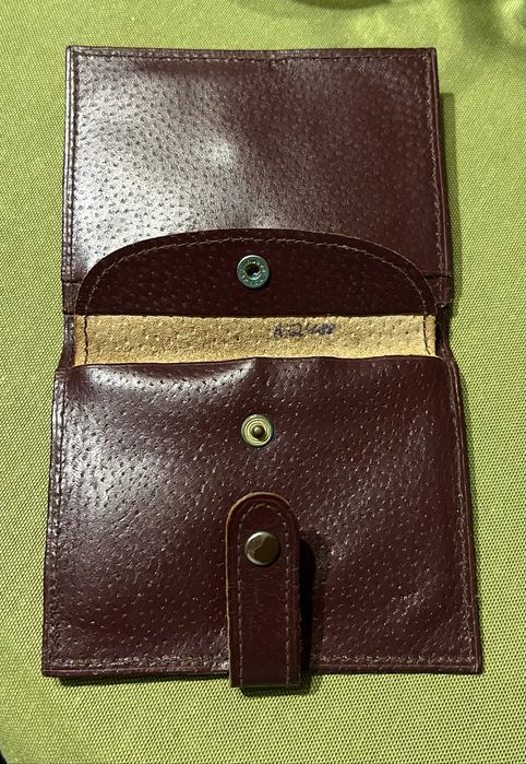 Винтажное портмоне из натуральной кожи