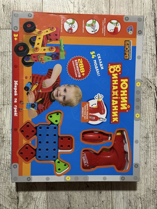 Конструктор транспорт на шурупах Limo Toy