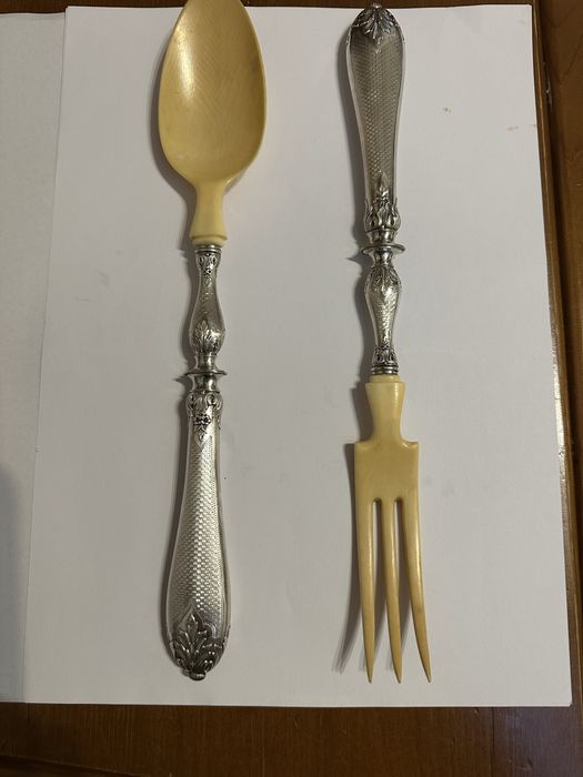 Антикварный сервировочный набор