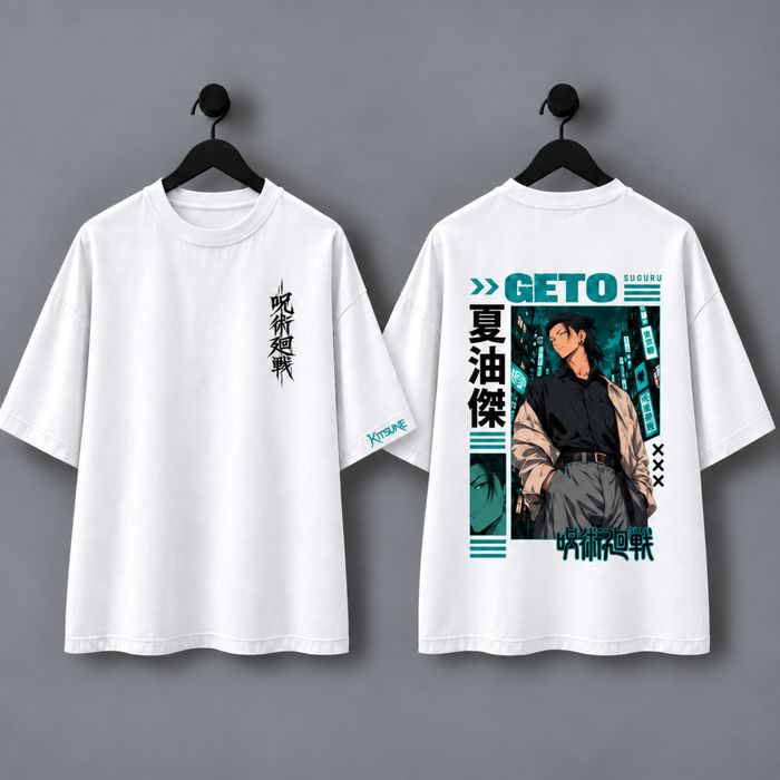 T-shirt oversize Kitsune | Coleção Jujutsu Kaisen