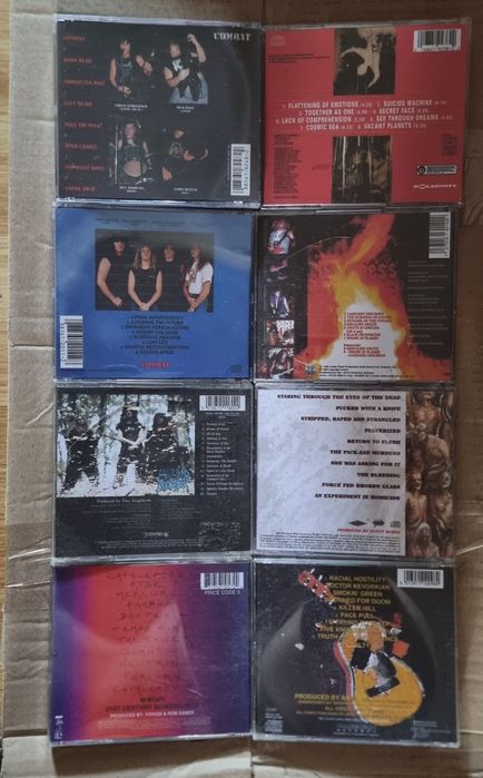 Диски гуртів Death Dark Angel Morbid Angel  Cannibal Corpse Voivod Anv