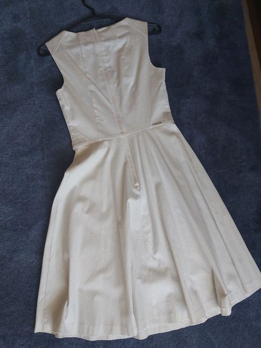 Śliczna biala sukienka Business look ORSAY rozm.34 xs