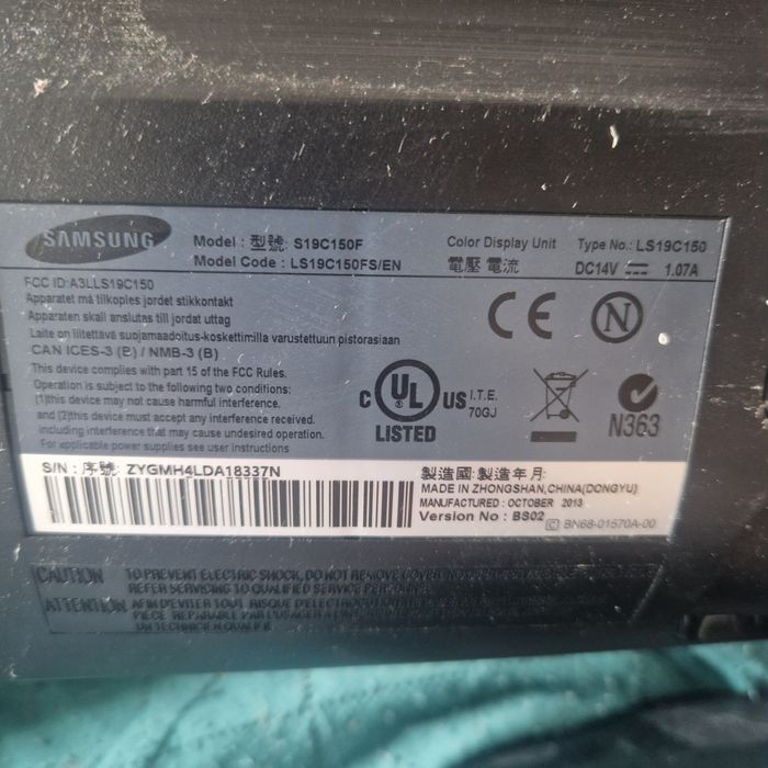 Monitor samsung dotykowy