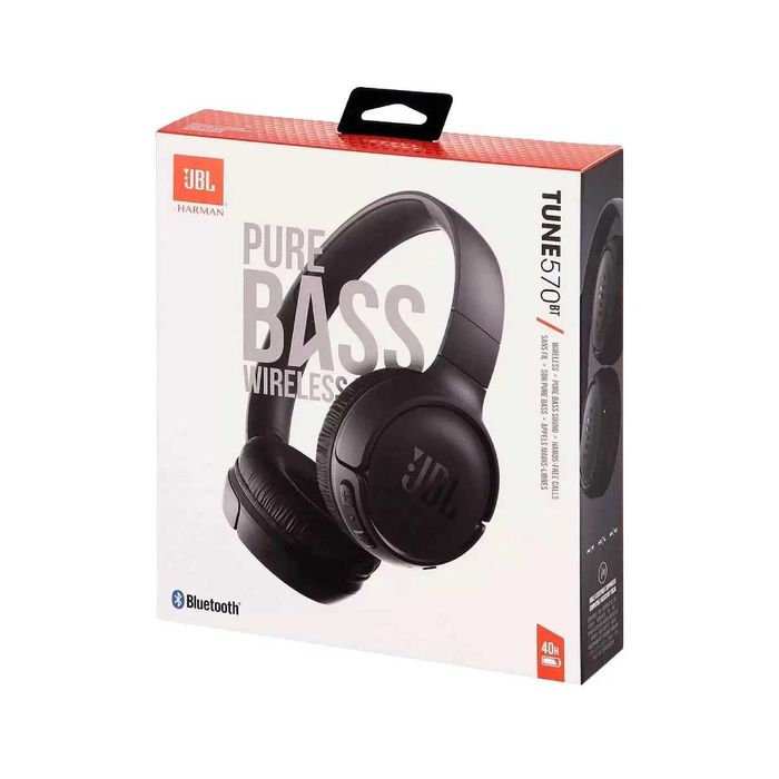 Auscultadores Bluetooth JBL Headset Tune 570BT (Novo)