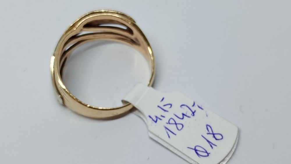 Pierścionek złoty 4,15g r18 585 komis Madej Gorlice