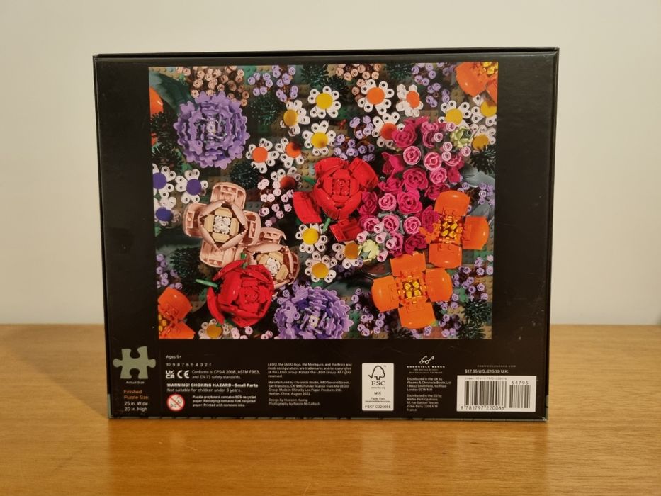 Puzzle Lego Brick Botanicals 1000 peças [novo]
