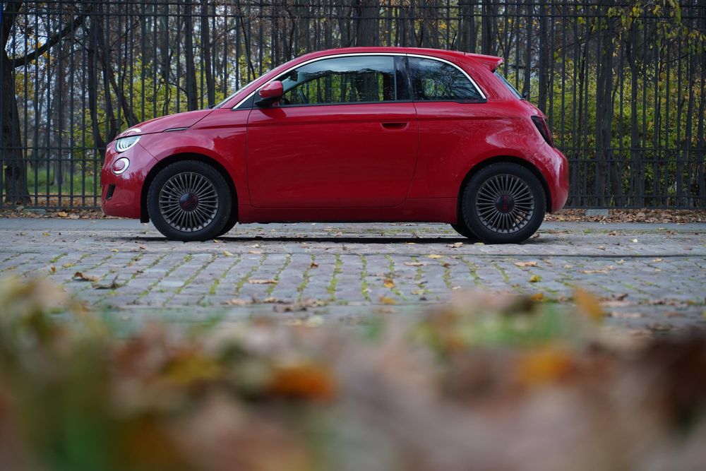 Fiat 500e Red test