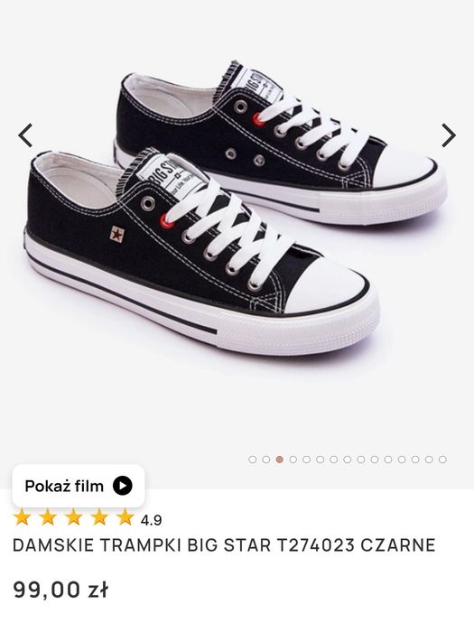 Trampki czarne Big Star