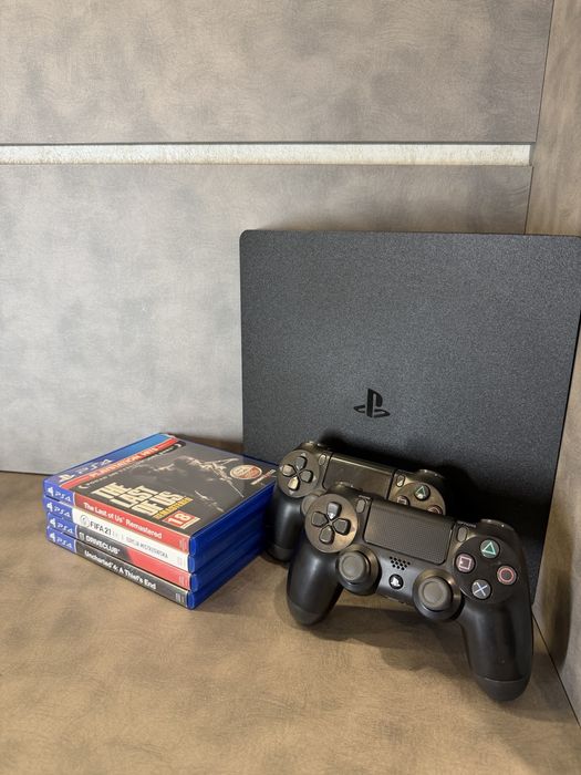 ‼️ Playstation 4 SLIM 1Tb 1000 Gb + 2 геймпади ps4 пс4 гарантія
