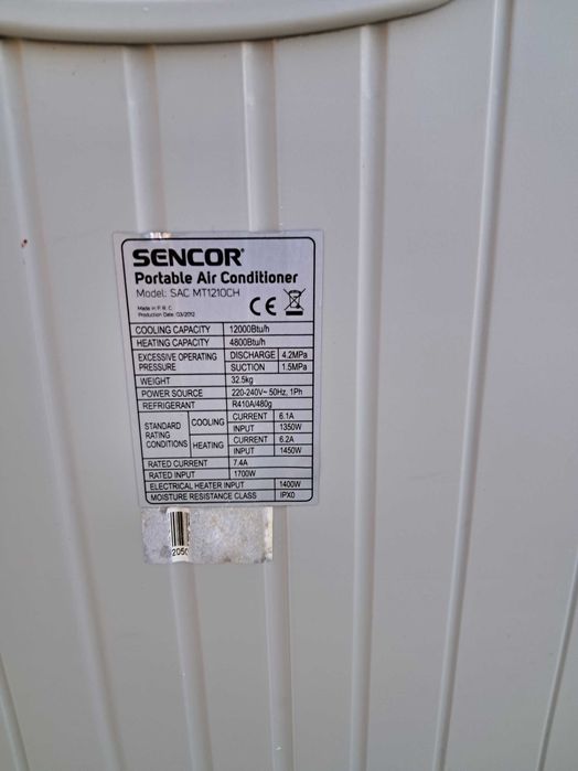 Klimatyzator przenośny SENCOR MT121OCH
