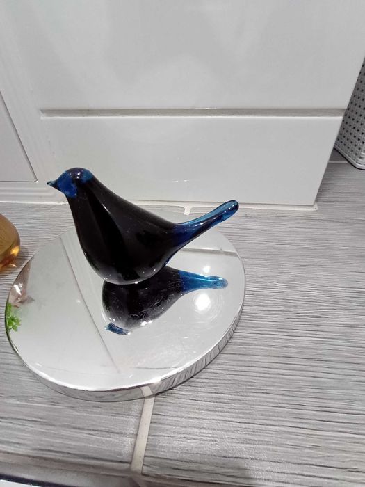 Figurki szklane ptaki