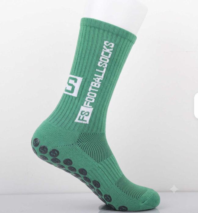 Skarpety Piłkarskie Antypoślizgowe FS FOOTBALL SOCKS (zielone)