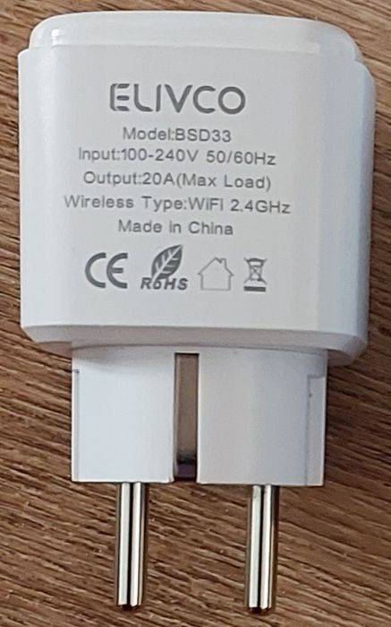 (НОВЫЙ) Умная wi-fi розетка Power monitor 20A