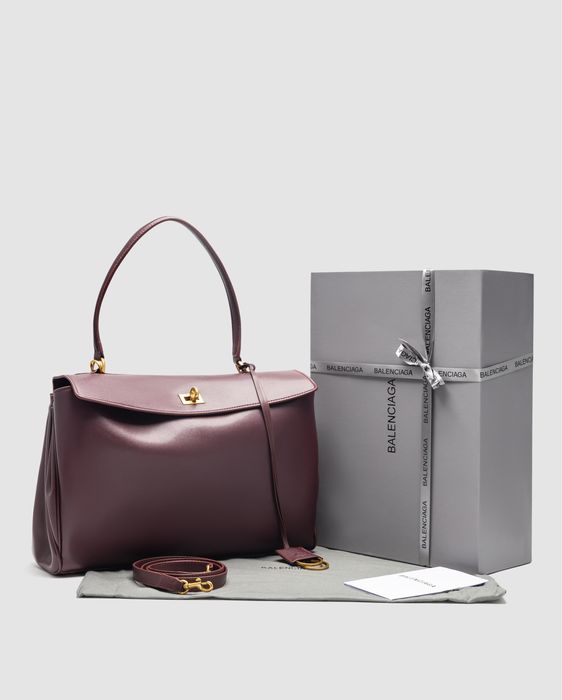 Torebka Balenciaga rodeo burgundy