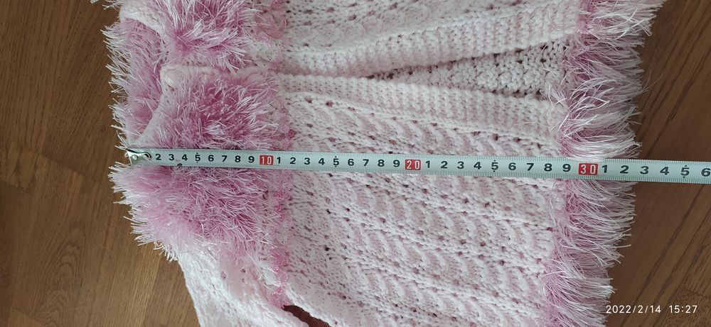 Bolerko narzutka dla dziewczynki 80/86 handmade