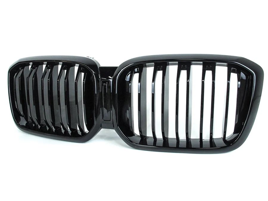 Ноздрі решітки BMW X3 X4 G01 G02 2022-2024 LCI Black чорні рестайлінг