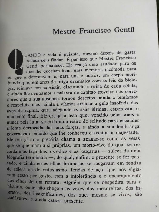 Prof. Francisco Gentil (biografia) (coord. de Luís Botelho)