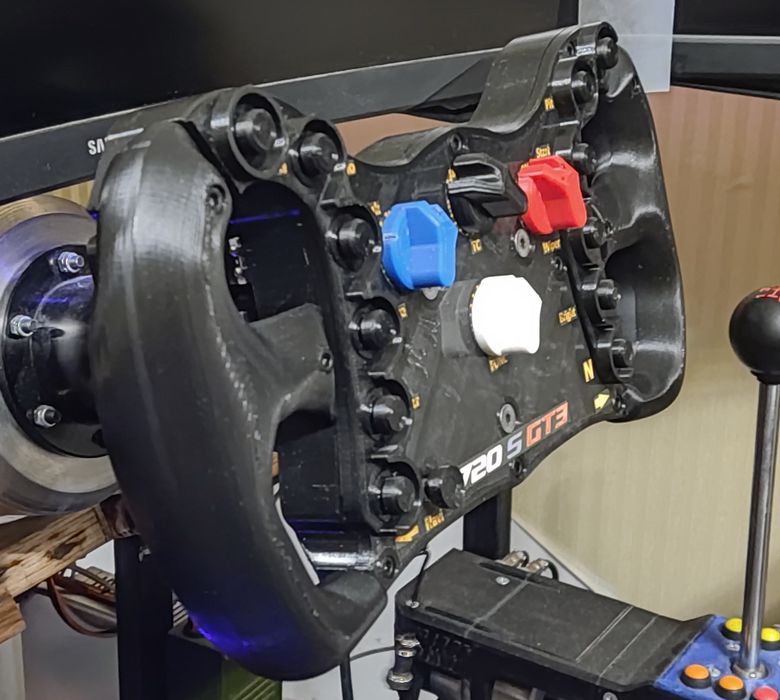 Штурвал для симрейсинга руль McLaren 720S GT3 simracing thrust ffbeast