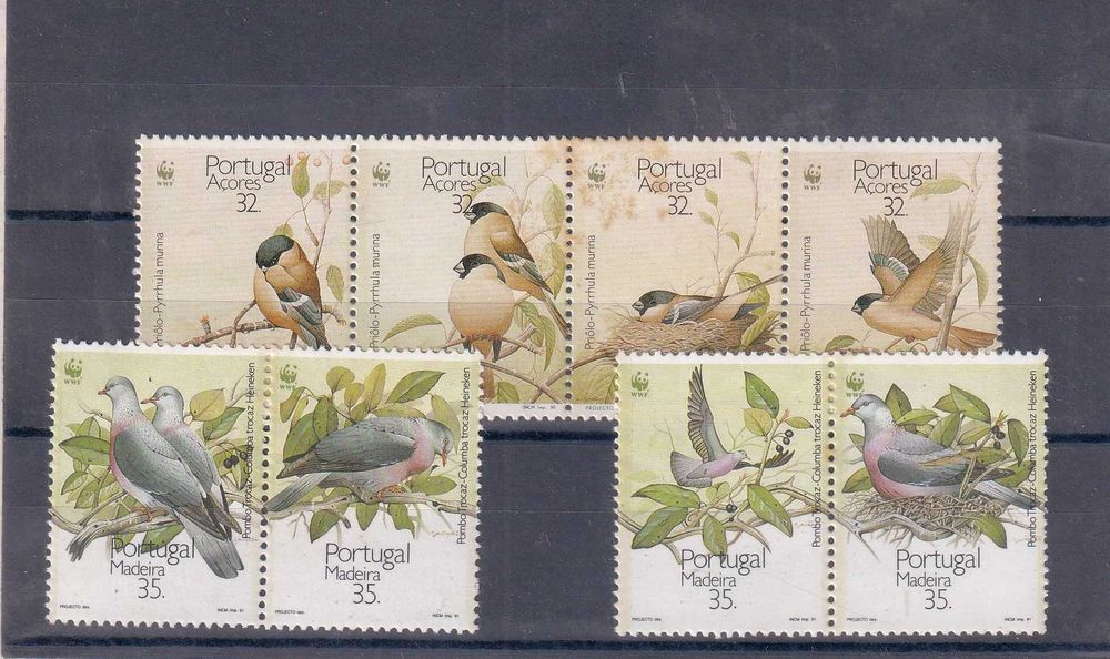 Selos Novos [Portugal - Aves] (2 Séries)
