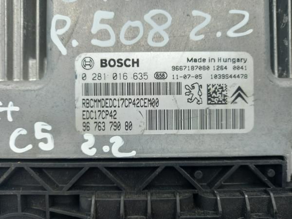 Centralina motor / ECU PEUGEOT 508