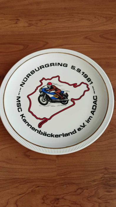 Nurburgring talerze pamiątkowe