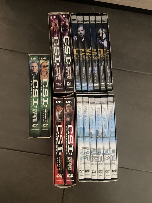 DVDS  serie CSI vendo series