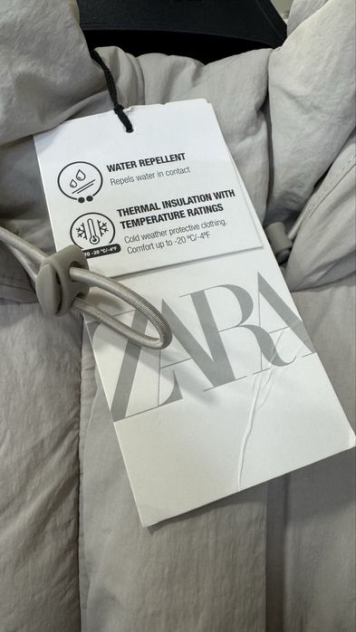 до -20 градусів куртка ZARA курточка утепленная зара пуфер оригинал