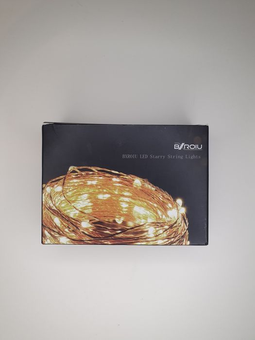 Lapki ledowe druciki  2x50 LEDs na baterie.