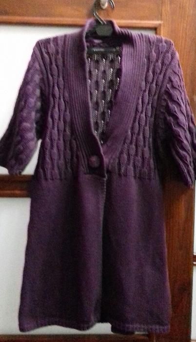 fioletowy sweter kappahl