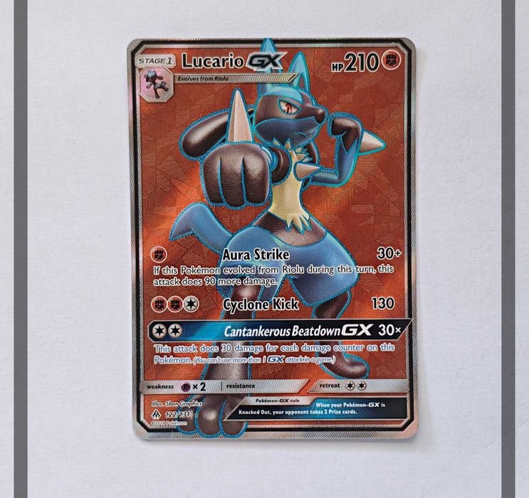 Lucario Gx 122/131 FLI Pokemon ENG-NM