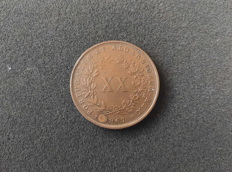 Moeda XX Réis 1867 - Bonita (RESERVADA)